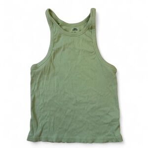 Urban Outfitters Olive Ribbed Tank